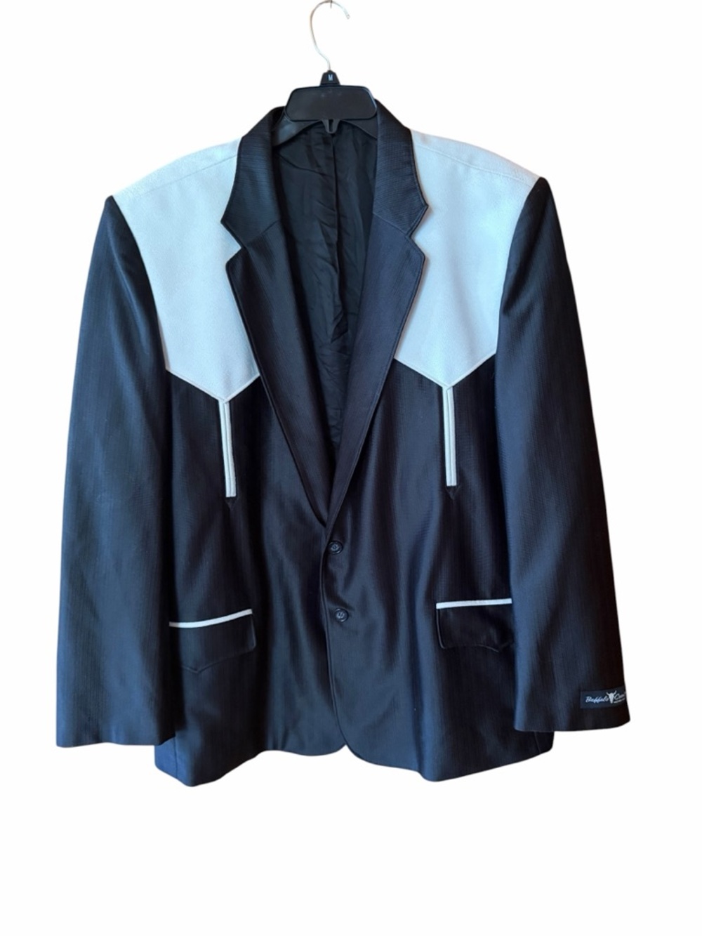 1980s/90s Buffalo Country Western Wear Blazer w/Prominent White Western Yokes